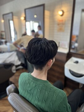 アンカー(ANCHOR) 刈り上げセンターパート/波巻きツイストスパイラル/印西