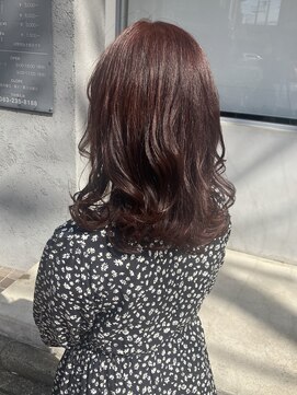 ショートヘア ハーフアンドハーフ(HALF AND HALF) ミディアムスタイル