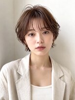 ノア(NOA)&nbsp;【NOA】ニュアンスパーマ大人可愛いくびれショートボブ