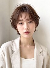 ノア(NOA)&nbsp;【NOA】ニュアンスパーマ大人可愛いくびれショートボブ