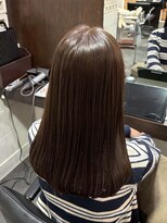エクファ ヘア シェリル 草津 南草津店(ex-fa hair cherir)&nbsp;ミルクティーブロンド/ダークブルー/デジタルパーマ/南草津