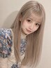 【ハイトーンカラー】ケアブリーチ+カラー+水素トリートメント