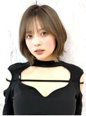 【大重】韓国風くびれボブ/レイヤー/新宿/髪質改善/縮毛矯正