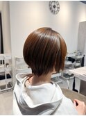 大人可愛い小顔ひし形ショートショートボブ髪質改善20代30代40代