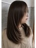 【やわらかい、艶のある自然なストレートに】縮毛矯正＋TR