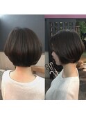 骨格矯正グラデーションボブ