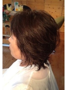 ブブグラスヘアー そとハネスタイル