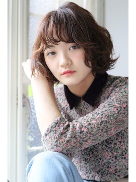 サングース(Sungoose) <sungooseTOKYO>毛先パーマアッシュブラウン