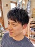 平日限定初回　メンズカット＆パーマ＆シェービング￥9000(税込)