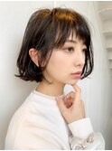黒髪大人ナチュラルボブ【Ruufus恵比寿渋谷】31512