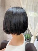 ミニボブ×暗髪【30、40、50代おすすめ】