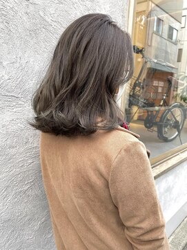 ニア 清澄白河(nir) 〈清澄白河 半個室〉ブリーチなし/オリーブベージュ