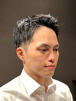 ビーダンディー(Bee dandy)&nbsp;短髪黒髪 ツーブロックベリーショート ビジネスアップバング