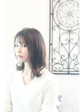 ヘアストーリー リズム(hair story r ism) 濡れ髪外ハネとシースルーバング♪レイヤーロング♪