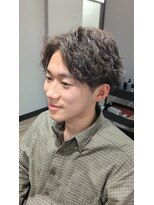 リーブル(Libre)&nbsp;センターパート×波MIXパーマ