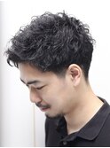 20代/30代/メンズショート/ツーブロック/黒髪/ショート/爽やか
