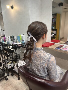 コワファーストナガサキシャンプーボーイ(COIFF1RST NAGASAKI SHAMPOO BOY) ヘアセット