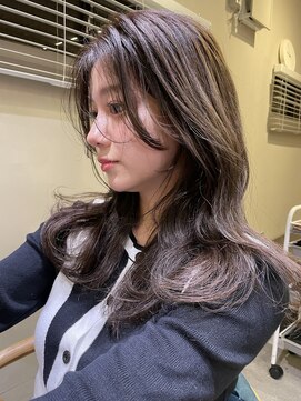 ローレン(LOREN) 透明感髪質改善ベージュダブルカラーミルクティーグレージュ