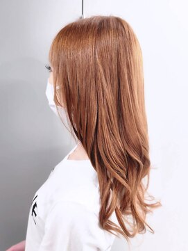 エニフォーイーストハム(Eni for eastham) オレンジブラウン/巻き髪ロング