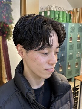 アレアル 広島並木通り店(ALEAR) コンマバング/センターパート/ツーブロック/韓国ヘア