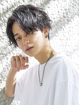 シティ(CITY) 【小久保style】ウェーブミディアムくすみベージュタイトロープ