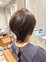 ヘアーアンドメイク ファット(Hair&Make PHAT)&nbsp;大人かわいいひし形小顔透け感レイヤーボブ30代40代50代
