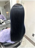 ブルーブラック　ロング