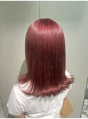 馴染ませ可愛いコーラルピンク