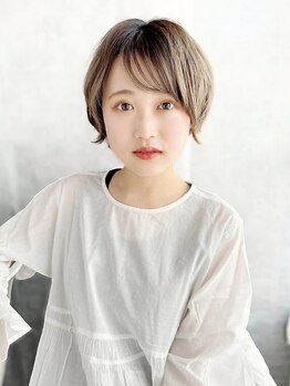 マーブルズ 横浜店(marbles)の写真/美容激戦区で人気を集めた実力派Stylistが創る,こなれショート&ボブ★自分史上1番のhairに！【横浜駅2分】