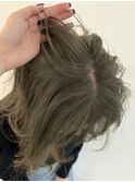☆ブリーチなしダブルカラー オリーブベージュ 表参道