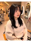 くびれヘアダークアッシュグレージュ_髪質改善レイヤーカット_N