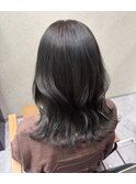 外はね×アッシュグレー