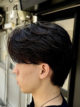 バース 梅田中崎町店(BIRTH) ニュアンスパーマフェザーパーマセンターパートワンカール