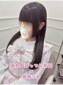 重ためぱっつん前髪×太め姫カット＊まゆ