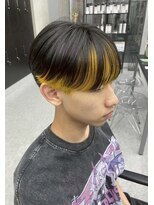 デュー 栄(DEW)&nbsp;【DEW】インナーカラー/シースルーマッシュ/イエローカラー