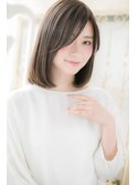 *CUORE松戸*…大人かわいいワンカール前下がりボブ#モードヘア