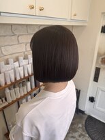 タヒエ(tahie)&nbsp;#ボブ#暗めカラー#内巻きボブ#ミディアム