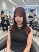 パーヴミックス(Parve Mix) ボルドーブラウン×レイヤーカット