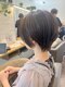 アンサーバイシャルム(Answer by charme)の写真/《白髪ぼかし×ショートヘア》自分を活かしたお洒落なスタイルを◇ショートでもまとまり扱いやすいと好評♪