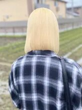 髪質改善×ブリーチ◎うる艶質感のまま理想の色へ♪[天理/田原本/郡山/ブリーチ/ダブルカラー]