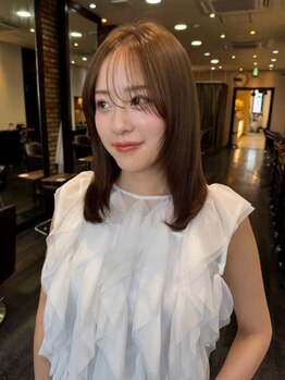 顔周りの毛流れを計算したカット◎伸びても扱いやすいのが嬉しい♪あなたの魅力を最大限に引き出します。