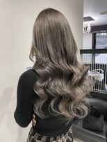 ヘアーデザイン ジェルム(Hair Design germe)&nbsp;グレージュカラー×プルエクステ