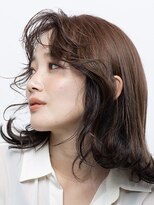 アース 鶴見店(HAIR&MAKE EARTH)&nbsp;デザインカラー×くびれミディ