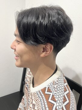 リリー シブヤ(Lilly shibuya) 【Lilly渋谷】#センターパート#刈り上げ#フェード#メンズ#韓国