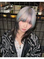 サイ(sai)&nbsp;xカット//ホワイトグレージュ/レイヤーカット/チェリーブラウン