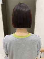 ソー 銀座(SAUT)&nbsp;ミニボブ/ピンクブラウン/髪質改善カラー