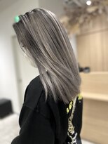 アヴァンス 京橋店(AVANCE) 着物ヘア/ダークアッシュ/ミディアムレイヤーカット/京橋