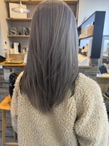 サンドレオ 新宿店(sand Leo)&nbsp;ミディアムレイヤーカット/髪質改善/韓国/前髪/新宿/ブリーチ