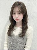 自然にまとまる 美髪レイヤーミディ