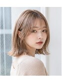 ラテベージュくびれボブ